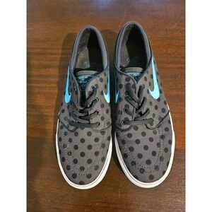 Nike SB Youth 6 Stefan Janoski‎ Zoom Gray Polka Dot Skater Sneakers Shoes